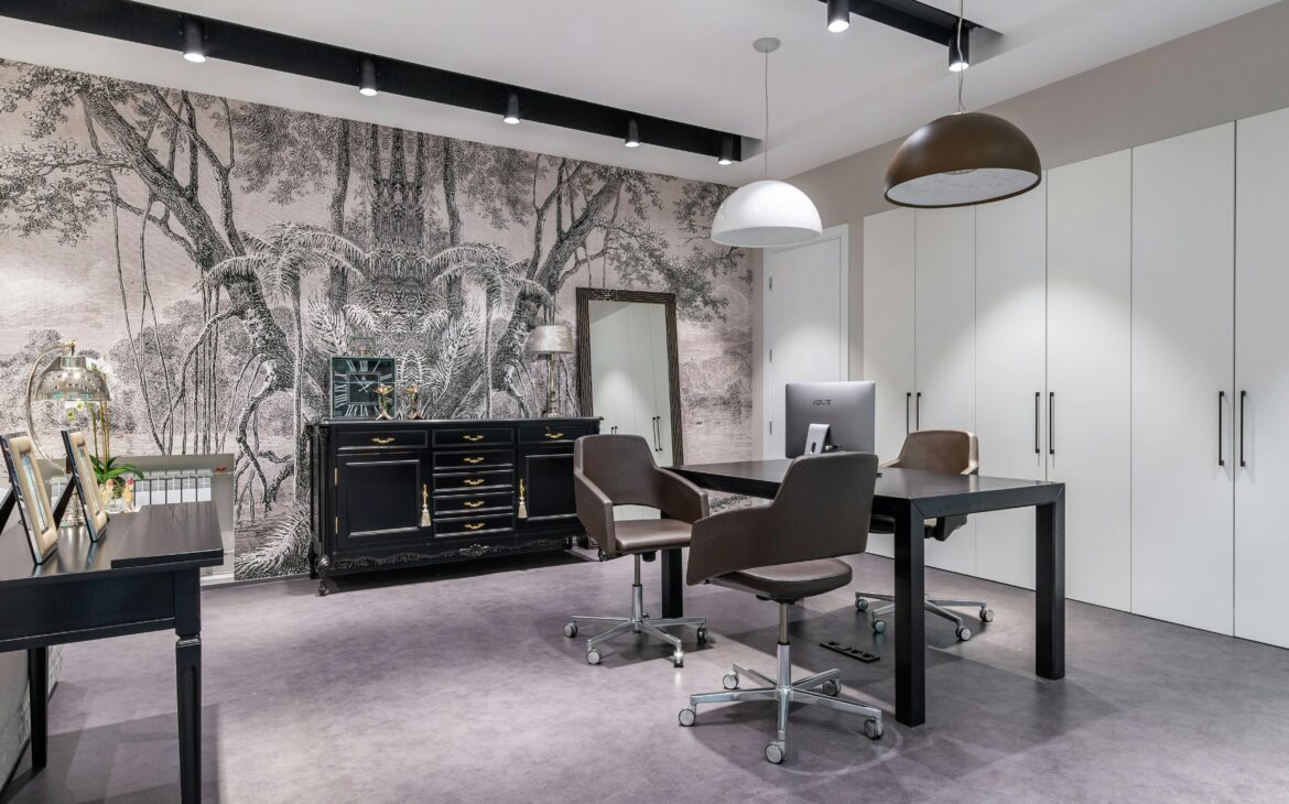 Real leather office chair