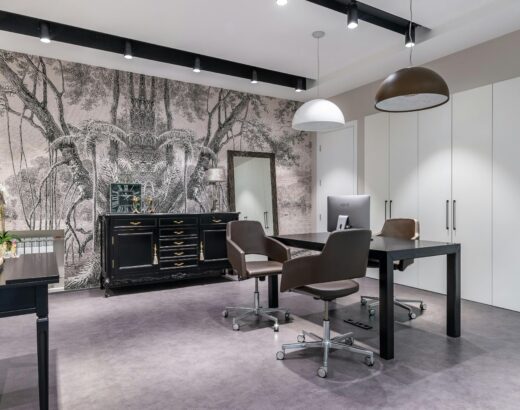 Real leather office chair